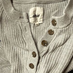 Aerie Oversized Henley Sweater